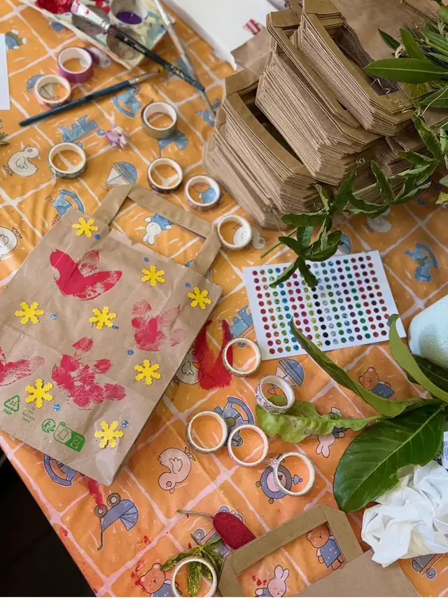Atelier créatif enfants, marché de Noël