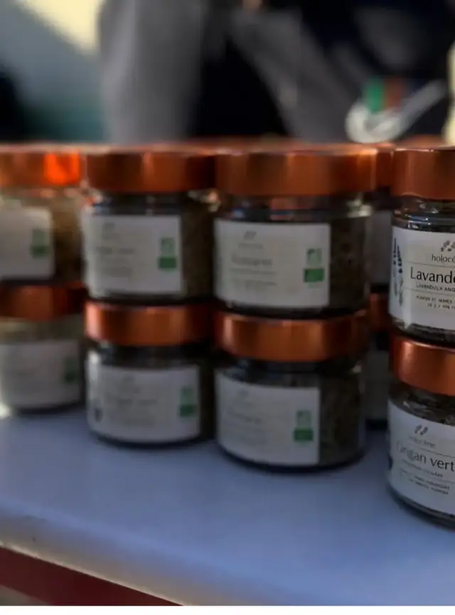 Produits artisanaux au marché de Noël S'Espéri