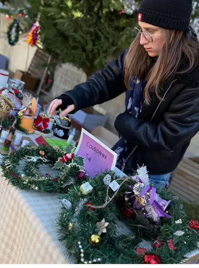 Stand du marché de Noël APE S'Espéri