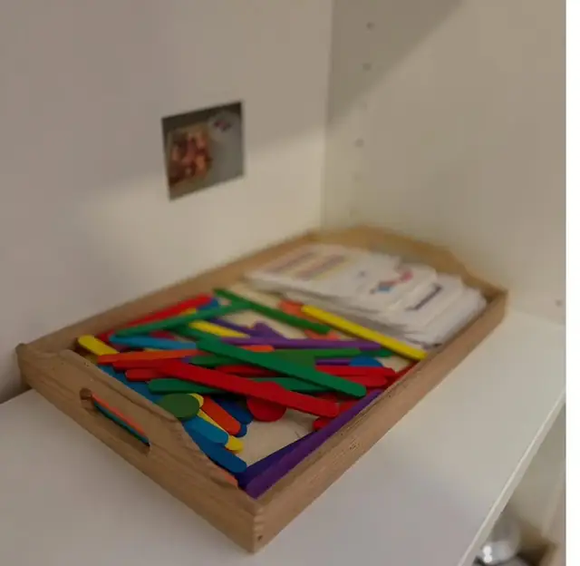 Bâtons colorés Montessori, S'Espéri